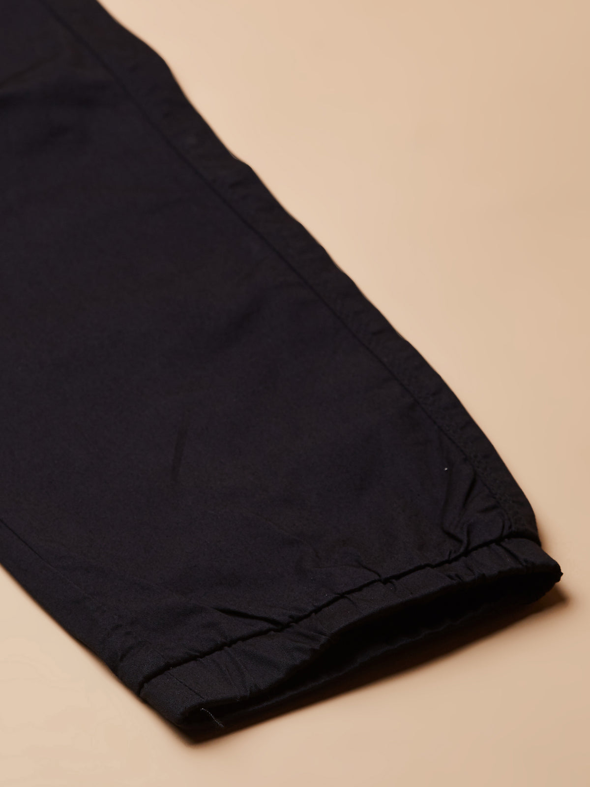 BEEVEE Men's Cotton Blend Solid Regular Fit Elasticated Waist Band Casual Jogger Cargo Black