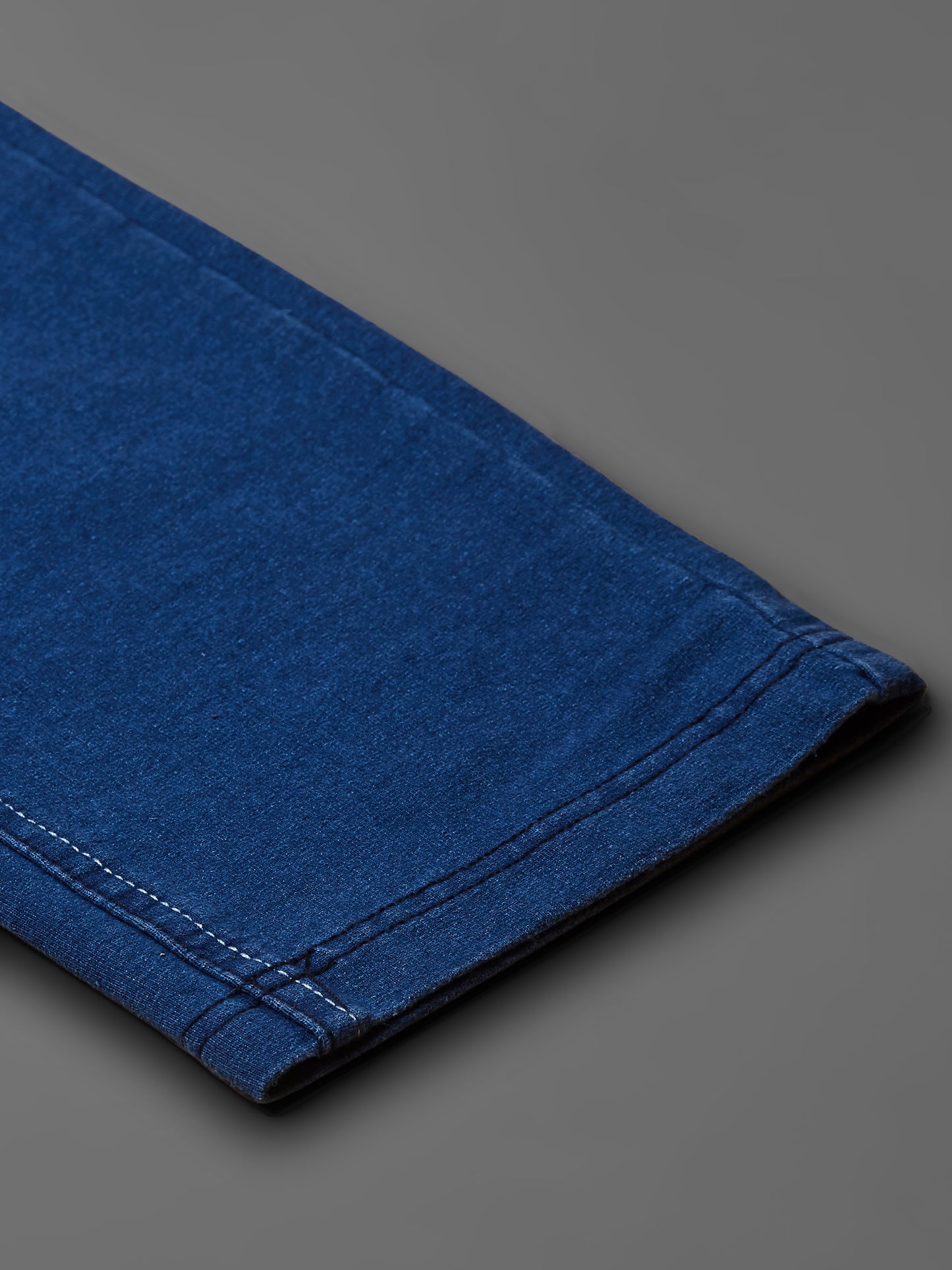 Elasticated Knit Denim Stretchable Light Blue Lounge Pants