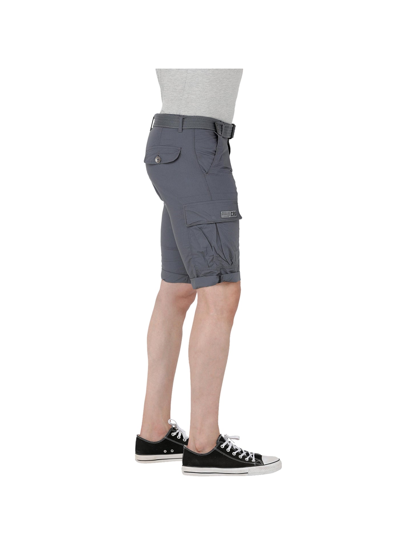 Solid Men Grey Three Fourths